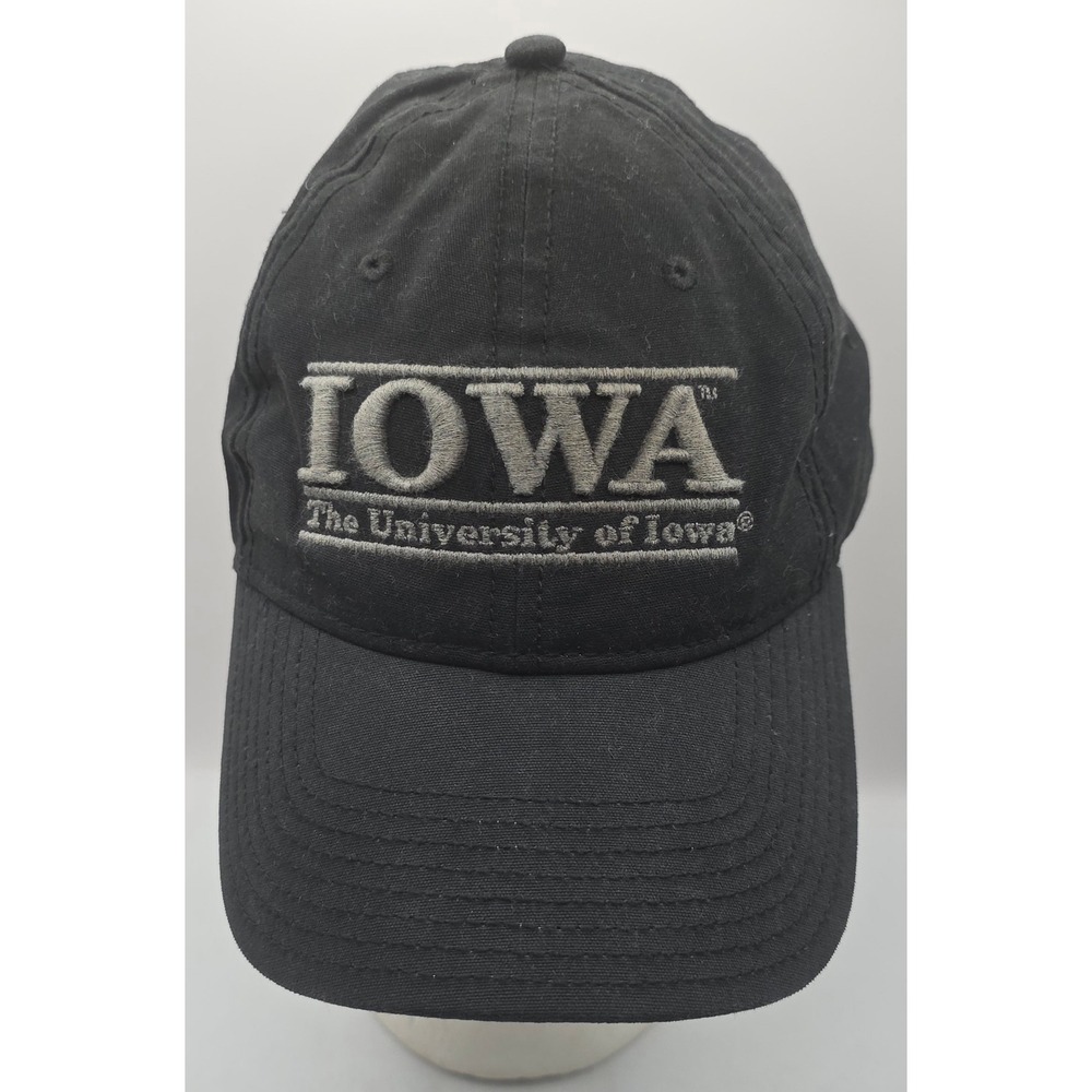 The Game University of‎ Iowa Hawkeyes Black Baseball Cap Strapback Hat NCAA